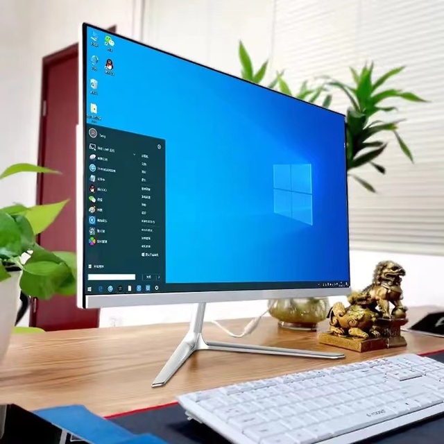 23.8" Business AIO Monoblock Desktop Computer Intel Core I7 16GB DDR4 RAM SSD+HDD Gaming PC Full Setup Windows 10