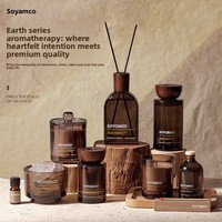 Coffret Cadeau Luxe Quatre Pièces en Cire de Soja - Diffuseur à Bâtonnets Écologique Sans Alcool et Sans Plomb, Parfum Personnalisé pour Anniversaire, Mariage, Spa