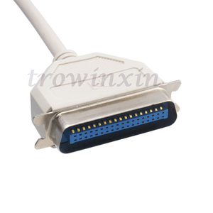 DB25 to CN36 <strong>Parallel</strong> Printer <strong>Data</strong> Cable 25 to 36 Pin Molded Male to Male M/M Centronics - Product Image 5