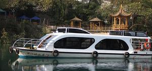 Bateau-<span class=keywords><strong>maison</strong></span> de luxe en fibre de verre Grandsea 21m, modèle HD-2100, nouveau ferry touristique avec 80 sièges <span class=keywords><strong>à</strong></span> <span class=keywords><strong>vendre</strong></span> - Product Image 2