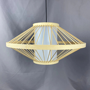 Hand Woven Bamboo Rattan Pendant Light Adjustable Boho Chandelier Dining Room <b>Ceiling</b> Lamp Home <b>Decor</b> - Product Image 1