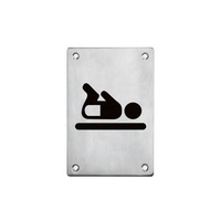 Fabricant de plaques de signalisation décoratives rondes personnalisées pour hôtels, avec logo d'avertissement et interdiction de fumer