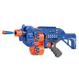 플라스틱 전기 총 장난감 대형 소프트 총알 총 소년 장난감 ABS 전자 장난감 플라스틱을위한 멋진 블래스터 슈팅 총