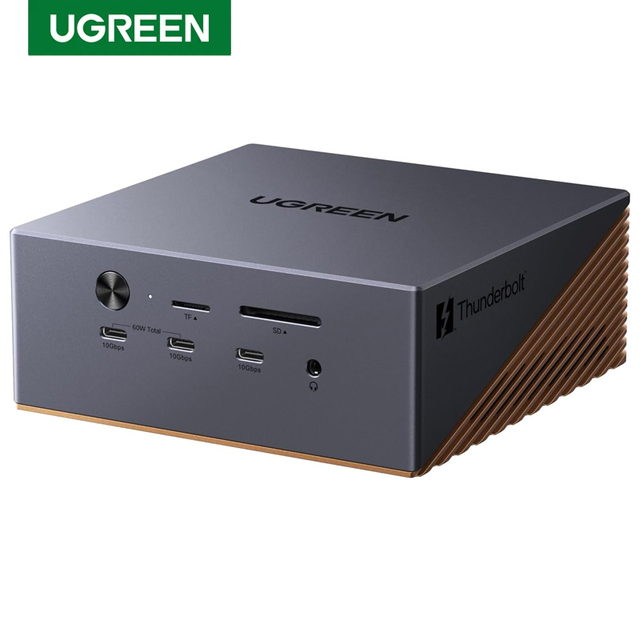 UGREEN Maxidok Thunderbolt 5 Docking Station Revodok 17 in 1 USB Hub 120Gbps Data Transfer DP2.1 140W Fast Charging TBT5 Dock