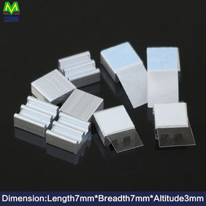 Perekat Pendingin Aluminium Ultra Tipis 7*7*<span class=keywords><strong>3</strong></span> untuk Chip IC Umum, Perekat Elemen IC untuk Motherboard, Efisien dan Ringkas - Product Image 5
