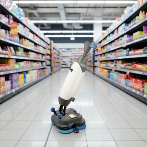 เครื่องขัด<span class=keywords><strong>พื้น</strong></span>อัตโนมัติแบบมือถือ CleanHorse K6 ขับเคลื่อนด้วยตัวเอง พร้อมแปรงคู่ สำหรับใช้งานเชิงพาณิชย์ ทำ<span class=keywords><strong>ความ</strong></span><span class=keywords><strong>สะอาด</strong></span>พื้นด้วยน้ำเย็น - Product Image 1