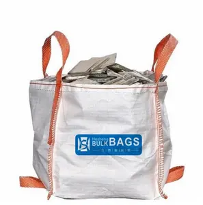 Hesheng ton big bags sacchi di macerie sacco sfuso sacchetti di FIBC riutilizzabili personalizzati in PP per l'industria delle costruzioni
