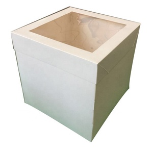 Wholesale White Packing <b>Box</b> Custom Cake <b>Box</b> with Separate Lid - Product Image 2