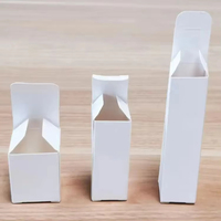 Emballage de produit personnalisé petite boîte de parfum en carton blanc en papier ordinaire cosmétique