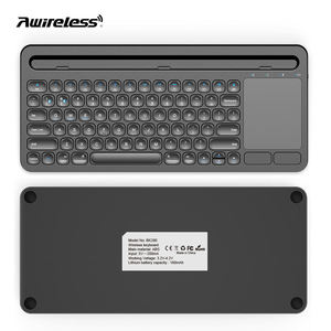 Full Size Azerty Tablet French/ Sweden Korean Swedish Thai Wireless bluetooth Keyboard with Multi-touch Touchpad - Product Image 2