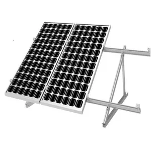 Solar PV flat roof triangle mounting brackets Flat roof solar panels mount aluminum roof structure