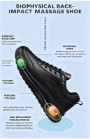 Chaussures de course et de marche légères pour hommes, avec logo personnalisé, en maille noire, semelle à coussin d'air, vente chaude en gros