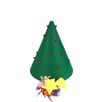 3D DIY Filz Weihnachts baum Set mit hängenden Ornamenten Geschenke für Kinder Neujahr Weihnachten Dekorationen Kleinkinder Geschenk