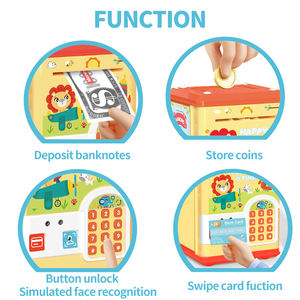 Alcancía de Plástico con Diseño de Animal, Personalizable, con Reconocimiento Facial, Alcancía Digital Electrónica para Ahorrar Dinero - Product Image 2