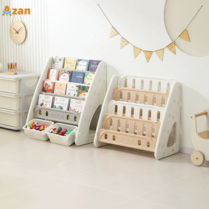 Étagère pour enfants en forme de <span class=keywords><strong>voilier</strong></span> anti-basculement, structure triangulaire stable, grande capacité, organisateur de jouets, vente en gros, directement de l'usine - Product Image 1