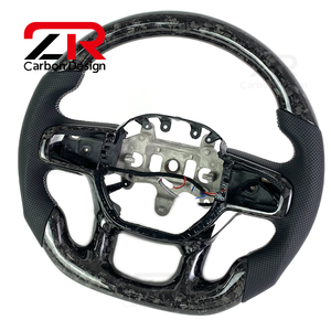 Volant sport personnalisé en fibre de carbone forgée pour <span class=keywords><strong>Dodge</strong></span> <span class=keywords><strong>Ram</strong></span> 1500 Rebel 2500 3500 4500 5500 <span class=keywords><strong>SRT</strong></span> TRX RHO Pickup Truck <span class=keywords><strong>2020</strong></span>+ - Product Image 5