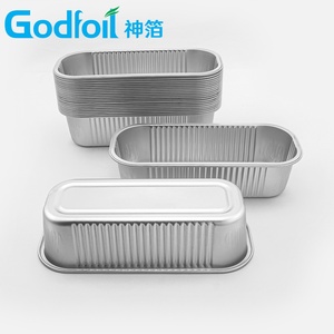 Assadeira Descartável de Alumínio 8x4 Polegadas, Recipiente Retangular de 20 oz para Serviço de Preparação de Refeições no Canadá, Preparação de Almoço para Escritório, Caixa de Alimentos Prateada - Product Image 3