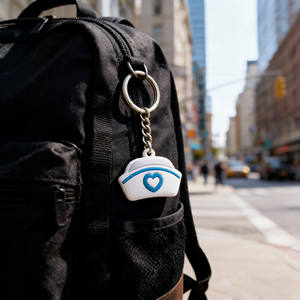 Брелок-стетоскоп медсестры из ПВХ, силикона и цинкового сплава, экологичный, прочный, рекламные сувениры, принимаем заказы на 3D-изготовление - Product Image 5