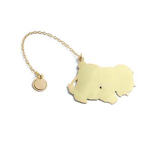 Marcapáginas Metálico con Diseño Típico y Bonito en Color Dorado - Product Image 6