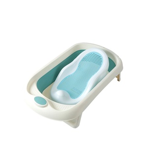 <span class=keywords><strong>Bañera</strong></span> Plegable <span class=keywords><strong>de</strong></span> Plástico para Recién Nacidos, Silla <span class=keywords><strong>de</strong></span> Baño para Bebés, <span class=keywords><strong>Bañera</strong></span> Portátil para Bebés y Niños - Product Image 1