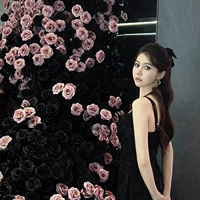 Mur floral artificiel en cascade de roses fait main, idéal pour les points photo populaires, centres commerciaux, couvre-tuyaux décoratifs, accessoires de scène pour créer une ambiance festive