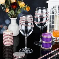 Chaîne de strass à trois rangs de 9 mm, vente en gros, garniture en cristal scintillant haute brillance à coudre, sans nickel, écologique, pour loisirs créatifs