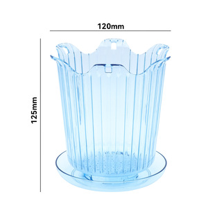 Macetas de resina de alta transparencia hechas a medida para orquídeas, de acrílico duradero para fines ornamentales, con musgo esfagno para - Product Image 2