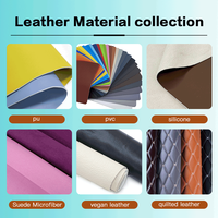 Tissu synthétique réfléchissant en PU de couleur métallique douce et écologique, finition lisse, cuir synthétique pour voitures et chaussures