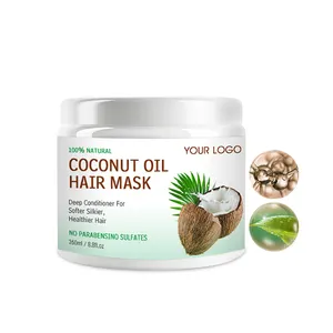 Coconut oil hair mask Factory Sale Dead Sea Mineral Mud Mask for Stronger and Healthy Hair