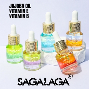 SAGALAGA Reparación de uñas Aceite de suero para el crecimiento 15ML Doble capa 2 colores Aceite para cutículas para manicura Tratamiento de pedicura Cuidado - Product Image 6