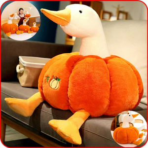 Simpatico Peluche a Forma di Oca, Cuscino Decorativo a Forma di Zucca, Peluche a Forma di Anatra, Regalo Divertente per Matrimoni - Product Image 2