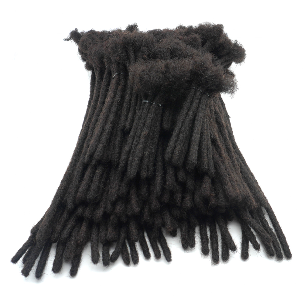 Good Quality Brazilian Straight Afro Kinky Curly Natural Color Dreadlocks Hair for Black Men Braiding Detail Section 5