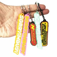 Porte-clés en caoutchouc souple cadeau de nouveauté de bonne qualité personnalisé en gros Porte-clés promotionnel en PVC Porte-clés personnalisé 2D