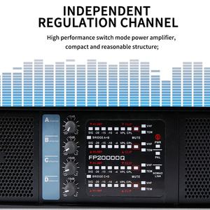 Fp10000q 4 चैनल एम्पलीफायर लाइन एम्पलीफायर पेशेवर ध्वनि उच्च शक्ति एम्पलीफायर लाइन एम्पलीफायर - Product Image 2