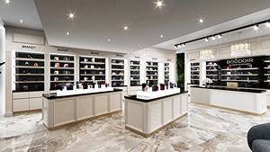 Custom Perfume Showroom Furniture | Retail Display & Store Equipment for Duty Free Shop Interior Design - Product Image 3