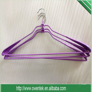<span class=keywords><strong>Cintre</strong></span> en métal épais <span class=keywords><strong>pratique</strong></span> pas cher en gros <span class=keywords><strong>cintre</strong></span> en fil enduit de PVC - Product Image 6