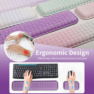 Ergonomic tùy chỉnh bàn mat với cổ tay phần còn lại Chuột chơi game pad thiết lập bộ nhớ bọt chuột Pad thiết lập Gel Silicone máy tính cho văn phòng nhà - Product Image 3
