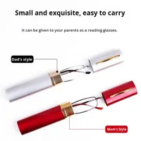 Étui portable 2026 pour lunettes de lecture avec porte-stylo, anti-lumière bleue, pour hommes et femmes, montures optiques tendance, vente en gros personnalisée