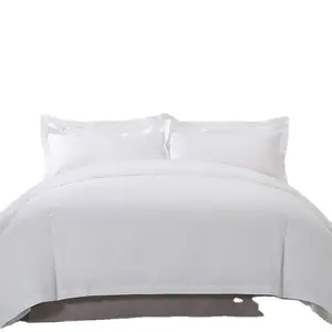 Personalizzato 250 300 400 600 1000 Thread Count cotone egiziano 4 pezzi lenzuolo Hotel Design biancheria da letto Set lenzuola