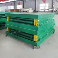 Élévateur à ciseaux hydraulique fixe personnalisé pour entrepôt de fret d'usine Table de plate-forme élévatrice électrique verticale de marchandises