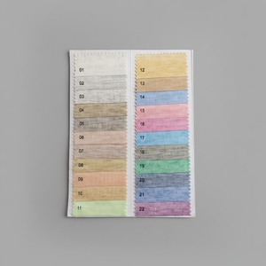 Las Mejores Telas de Lino Teñidas con Hilo y de Color Sólido para Marcas de Moda Infantil, Cadenas de Minoristas y Confección - Product Image 1