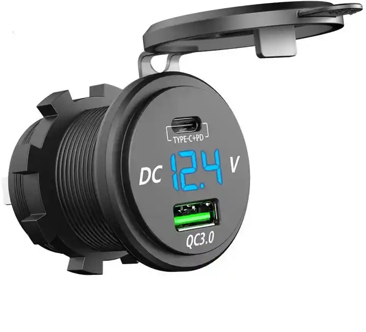 Thlevel USB C Car Charger Socket Dual Outlet PD Type Nepal
