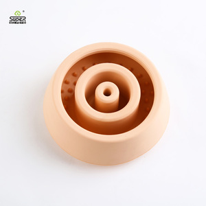 Pet Borracha Natural Alimentador Lento Dog Puzzle Chew Toy Conjunto De Copo E Tigela Personalizado Seu Estilo Privado E Marca - Product Image 5