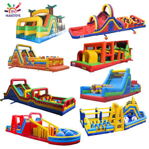 บ้านลมเป่าลมยักษ์ลอยน้ำพร้อมเครื่องกีฬาข้ามสิ่งกีดขวางสำหรับเด็กและผู้ใหญ่ - Product Image 1