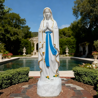 Statue religieuse catholique en marbre sculptée à la main grandeur nature, Marie, couleur personnalisable, durable, design européen, marque Xinyesheng