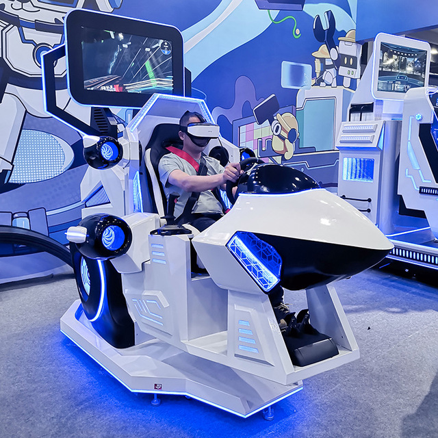 Indoor VR Fighter Simulation Flight Training System Aerospace Defense Experience Center Equipment Made Durable Fiberglass for