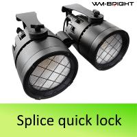 Lumière LED RGBAWW IP65 à haut flux lumineux pour scène, DJ, discothèque, événement