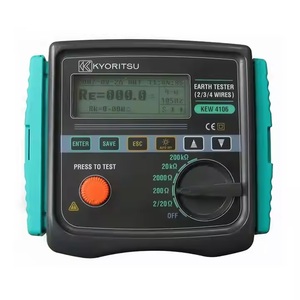 Testeur de résistance à la terre Kyoritsu Kew 4106, mesureur de résistivité au sol, 0,001 Ohm à 200 K Ohm - Product Image 5