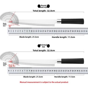 มีดหั่นป<span class=keywords><strong>ล</strong></span>าสไต<span class=keywords><strong>ล</strong></span>์ญี่ปุ่น ทำจากเหล็กกล้าไร้สนิมคาร์บอนสูง สำหรับเชฟทำซูชิ หั่นเนื้อ ซาชิมิ มีดทำครัวสำหรับใช้ในบ้าน - Product Image 4