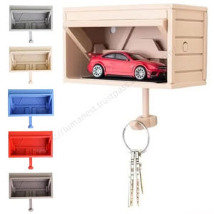 Porte-clés mural LM LM25233 pour garage de voiture, organisateur de clés en forme de garage pour entrée - Product Image 3